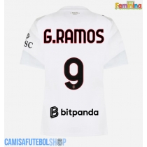 Camisa de time de futebol AC Milan Goncalo Ramos #9 Replicas 2º Equipamento Feminina 2026-27 Manga Curta